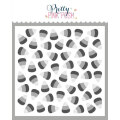 プリティピンクポッシュ Layered Candy Corn Stencils (3 Pack)