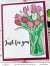 アルテニュー Timeless Tulips Simple Coloring Stencil Set (3 in 1)