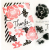 フローラ＆フォーナ　Solid Flowers Thanks　スタンプ