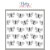 プリティピンクポッシュ  Layered Butterflies Stencils (3 Pack)