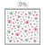 プリティピンクポッシュ Layered Butterfly Floral Stencils (4 Pack)
