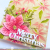 ワッフルフラワー Poinsettia Background