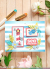 ワッフルフラワー Postage Collage Coastal