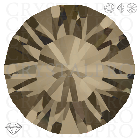 スワロフスキー　#1028 スモークトパーズ