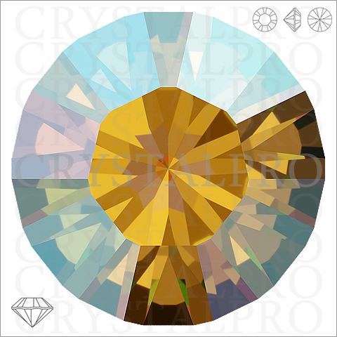 スワロフスキー #1028 ライトトパーズシマー