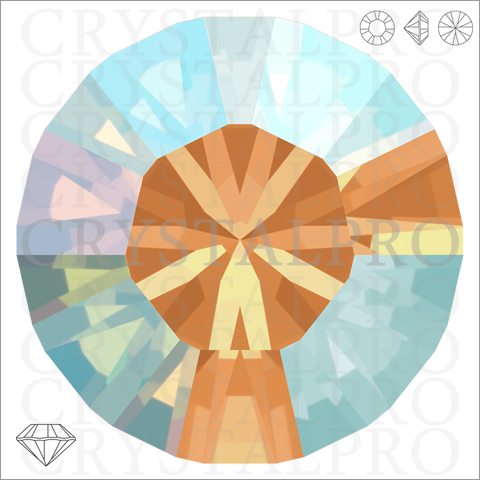 スワロフスキー #1028 ライトコロラドトパーズシマー