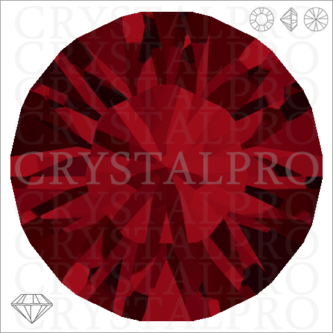 スワロフスキー　#1028 インディアンシャム