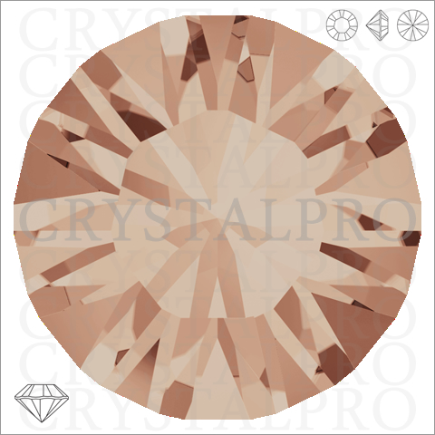 スワロフスキー　#1028 ライトピーチ