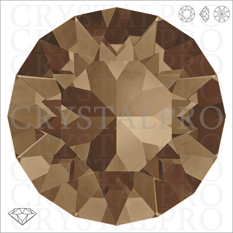 スワロフスキー　#1088　ライトスモークトパーズ