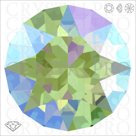 スワロフスキー/ラウンドストーン/#1088 XIRIUS Chaton/ss24/ジェット