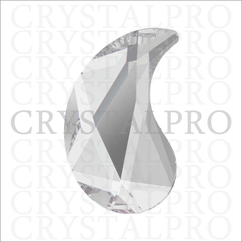 スワロフスキー #2364 ペイズリーＸ・フラットバック