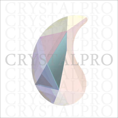 スワロフスキー #2364 ペイズリーＸ・フラットバック