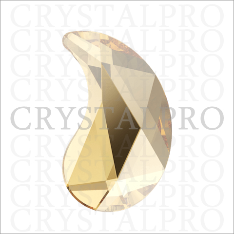 スワロフスキー #2365 Paisley Y Flat Back