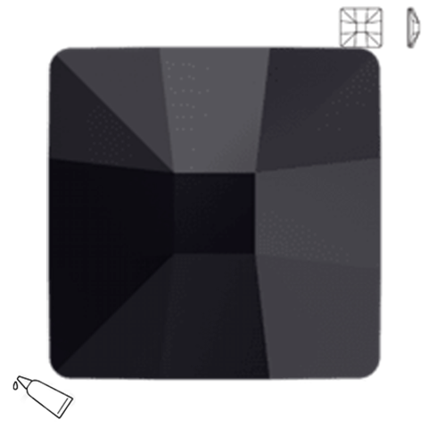 スワロフスキー/ラインストーン/#2483/クラッシックスクエア/ジェット