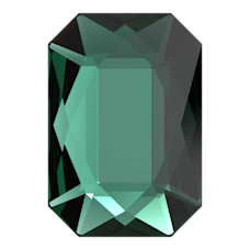 スワロフスキー #2602 Emerald Cut エメラルド 14x10mm 2ヶ