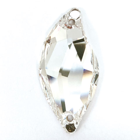 スワロフスキー #3254 Diamond Leaf Sew-on 30x14mm クリスタル 1ヶ