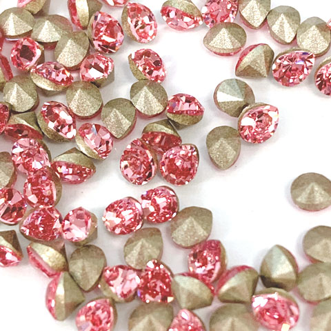 スワロフスキー #4335 ライトローズ 3.5mm 20ヶ