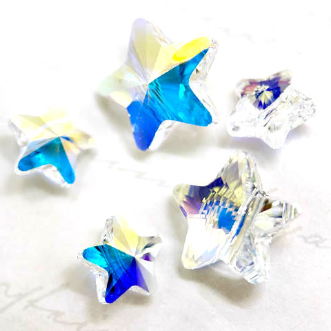 スワロフスキー #5714 Star Bead クリスタルAB