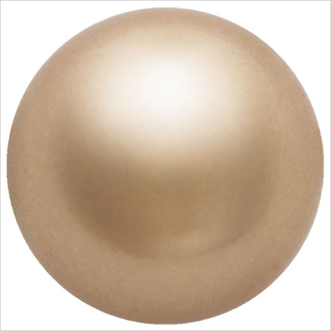 スワロフスキーパール　#5810　クリスタルブロンズパール