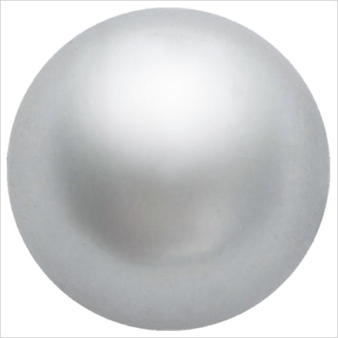 スワロフスキーパールビーズ #5810 クリスタル・ライトグレイ