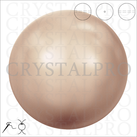 スワロフスキー #5810 ローズゴールド