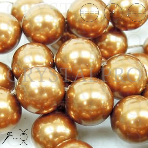 スワロフスキー 5810 クリスタル・コッパー・パール