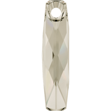 【在庫限り】スワロフスキー #6460 Column Pendant　クリスタル シルバーシェード　20mm　1ヶ 【メール便可】