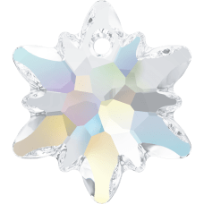 スワロフスキー #6748 EdelweissPendant クリスタルAB 14mm 1ヶ