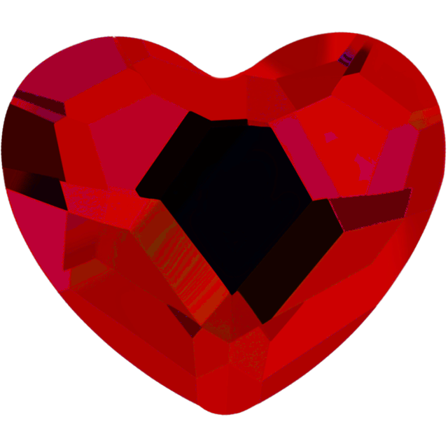 AURORA  ハート フラットバック ライトシャムの画像