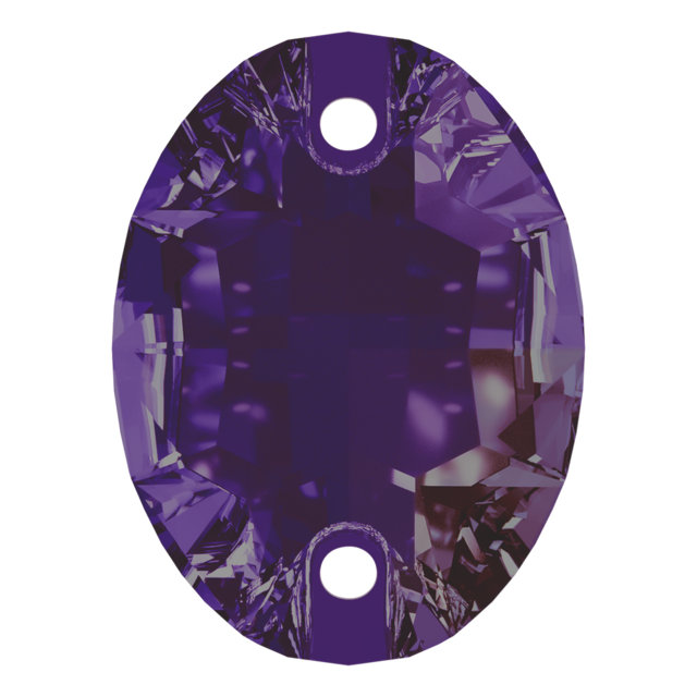 AURORAクリスタルのオーバル・アメジストの画像