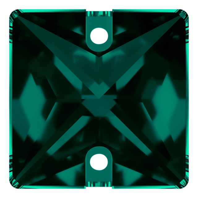 AURORAクリスタルのスクエア・エメラルドの画像