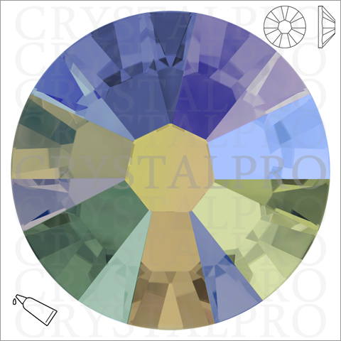 薔薇 スワロフスキー クリスタルパラダイスシャイン-#2058 4-ライン