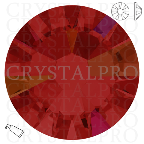 スワロフスキー #2058　ライトシャムAB