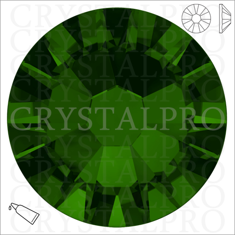 スワロフスキー #2058 ダークモスグリーン