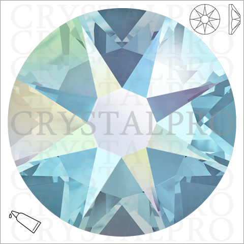 スワロフスキー #2088 アクアマリンAB