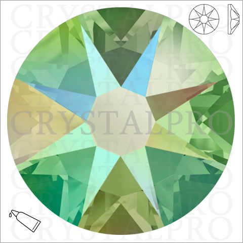 [M ] ページXIRIUS Rose 2088 ネイルパーツ スワロフスキー/ラインストーン/#2088 XIRIUS Rose/ペリドットシマー