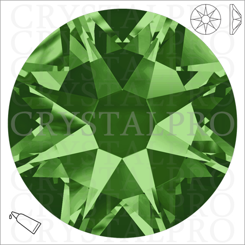 スワロフスキー #2088 ファーングリーン