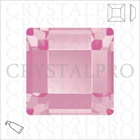 スワロフスキー #2400　ライトローズ