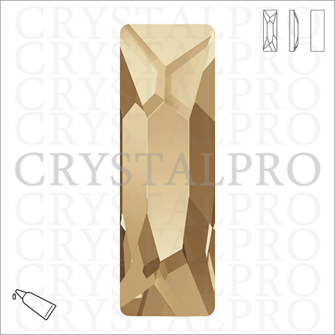 スワロフスキー #2555 クリスタルゴールデンシャドウ