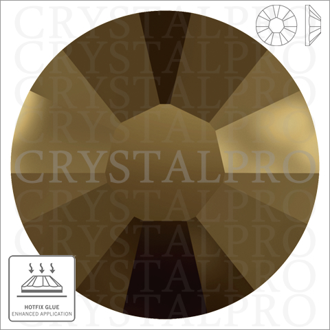 スワロフスキー　ホットフィックス　#2038 クリスタルドラド