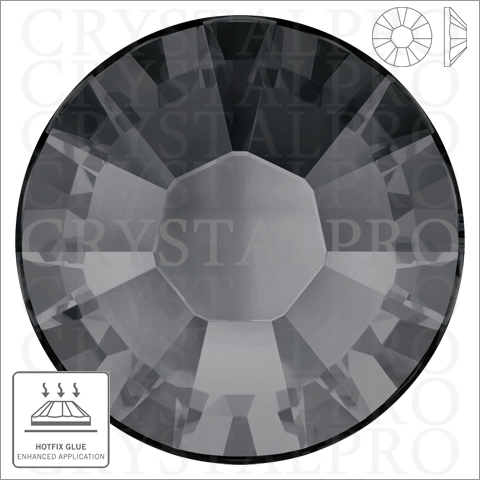 スワロフスキー　ホットフィックス　#2038 クリスタルシルバーナイト