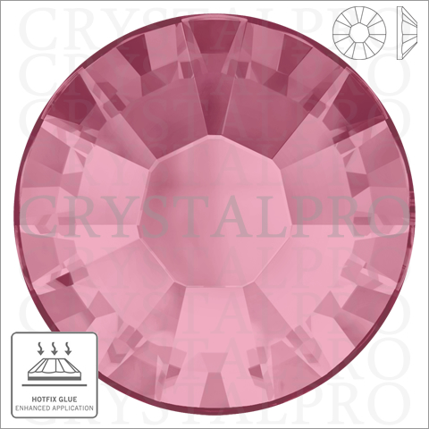 スワロフスキー　ホットフィックス　#2038 　ライトローズ