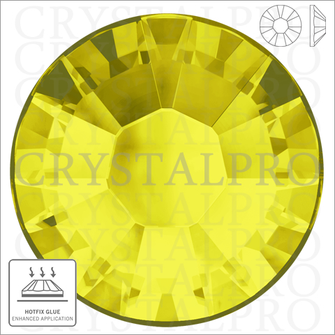 スワロフスキー　ホットフィックス　#2038 シトリン