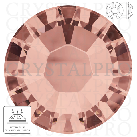 スワロフスキー　ホットフィックス　#2038 ブラッシュローズ