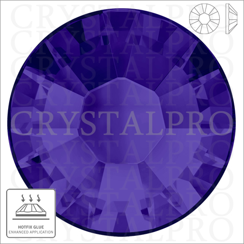 スワロフスキー　ホットフィックス　#2038 パープルベルベット