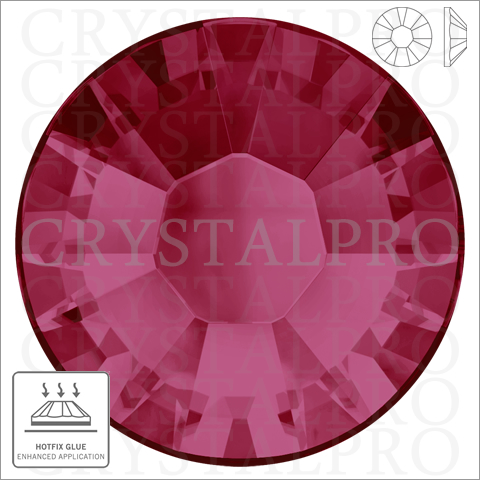 スワロフスキー　ホットフィックス　#2038 インディアンピンク