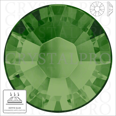 スワロフスキー　ホットフィックス　#2038 ファーングリーン