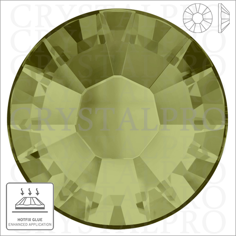 スワロフスキー　ホットフィックス　#2038 カーキ