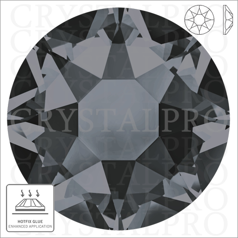 スワロフスキーホットフィックス　#2078 クリスタルシルバーナイト