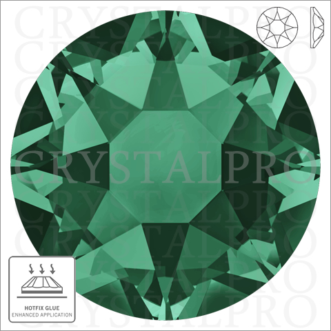 スワロフスキーホットフィックス　#2078 エメラルド